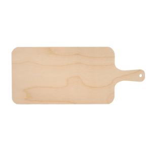 Tagliere da cucina LIGHT in legno medio con manico 14,7x34,1 cm, Vassoio Aperitivo allungato rettangolare legno di betulla del brand Lupia, categoria: Tavola e cucina > Spianatoie, Taglieri e Vassoi > Taglieri.