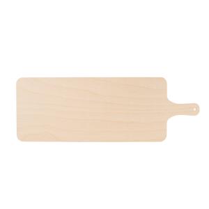 Tagliere da cucina LIGHT in legno grande con manico 16,8x48 cm, Vassoio Aperitivo allungato rettangolare legno di betulla del brand Lupia, categoria: Tavola e cucina > Spianatoie, Taglieri e Vassoi > Taglieri.