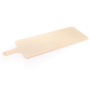 Tagliere da cucina LIGHT in legno grande con manico 16,8x48 cm, Vassoio Aperitivo allungato rettangolare legno di betulla del brand Lupia, categoria: Tavola e cucina > Spianatoie, Taglieri e Vassoi > Taglieri.