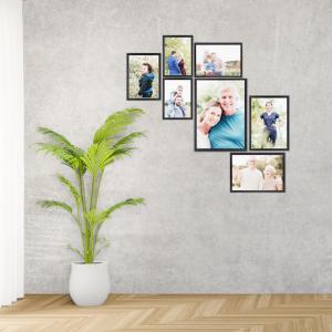 SET Cornici in legno da parete OPTICAL colorazione NERA con vetro Portafoto, stampe, poster, documenti - Set 5pz 10x15 cm del brand Lupia, categoria: Arredo e decorazioni > Cornici e Portafoto > Cornici portafoto da parete.