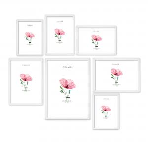 SET Cornici in legno da parete OPTICAL colorazione BIANCA con vetro Portafoto, stampe, poster, documenti - Set 5pz 10x15 cm del brand Lupia, categoria: Arredo e decorazioni > Cornici e Portafoto > Cornici portafoto da parete.