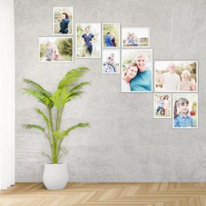 SET Cornici in legno da parete OPTICAL colorazione BIANCA con vetro Portafoto, stampe, poster, documenti - Set 5pz 10x15 cm del brand Lupia, categoria: Arredo e decorazioni > Cornici e Portafoto > Cornici portafoto da parete.