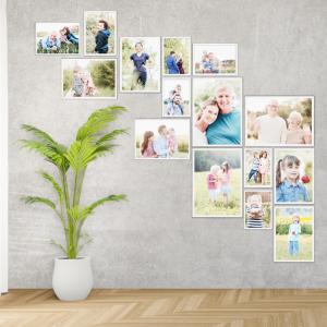 SET Cornici in legno da parete OPTICAL colorazione BIANCA con vetro Portafoto, stampe, poster, documenti - Set 5pz 10x15 cm del brand Lupia, categoria: Arredo e decorazioni > Cornici e Portafoto > Cornici portafoto da parete.