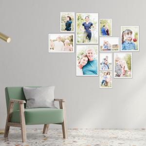 SET Cornici in legno da parete OPTICAL colorazione BIANCA con vetro Portafoto, stampe, poster, documenti - Set 5pz 10x15 cm del brand Lupia, categoria: Arredo e decorazioni > Cornici e Portafoto > Cornici portafoto da parete.