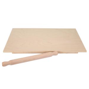 Set Spianatoia con Mattarello, asse in Legno di Betulla 30x48,5 cm e Mattarello 30,5 cm Ã˜ 2,5 cm per impastare, stendi pasta del brand Lupia, categoria: Tavola e cucina > Spianatoie, Taglieri e Vassoi > Spianatoie e Mattarelli.