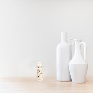 Mangiafumo, Porta Candela Lumino FARO decorazione bomboniera in Pietra Leccese salentina 6,5xH17,3 cm del brand Lupia, categoria: Artigianato salentino > Pietra leccese e carparo > Oggettistica.