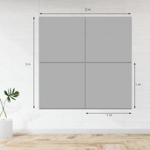 Quadro moderno grande su tela WALL 2x2 m PAESAGGI MISTY WATERFALLS, set 4 pz tele 1x1 m per soggiorno camera da letto del brand Lupia, categoria: Arredo e decorazioni > Quadri e Tele > Grandi Quadri.