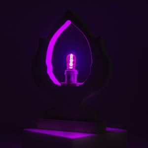 Lampada da tavolo in legno PUMO SALENTINO 21x21 cm LUMINARIA d'arredo pugliese - Lampadina Bianco Caldo del brand Lupia, categoria: Artigianato salentino > Luminarie Salentine > Luminaria.