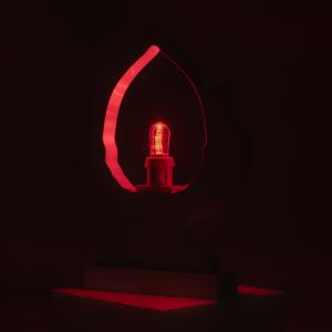 Lampada da tavolo in legno PUMO SALENTINO 21x21 cm LUMINARIA d'arredo pugliese - Lampadina Bianco Caldo del brand Lupia, categoria: Artigianato salentino > Luminarie Salentine > Luminaria.