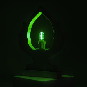 Lampada da tavolo in legno PUMO SALENTINO 21x21 cm LUMINARIA d'arredo pugliese - Lampadina Bianco Caldo del brand Lupia, categoria: Artigianato salentino > Luminarie Salentine > Luminaria.