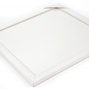 Set 4 Quadri moderni stampa su CERAMICA cornice Shabby MODERN White TROMPE Panorami floreale - 18x18 cm del brand Lupia, categoria: Arredo e decorazioni > Quadri e Tele > Quadri con cornice.