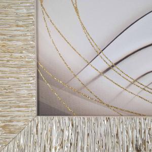 Quadro moderno Sacra famiglia cornice PRINCE 63x133 cm THE KISS CERAMIC ORO GOLD del brand Lupia, categoria: Arredo e decorazioni > Quadri e Tele > Riproduzioni sacre.