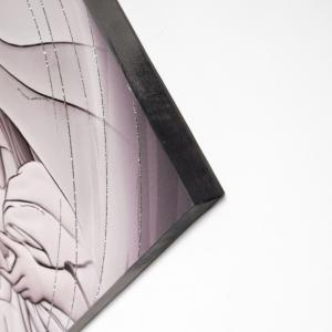 Quadro su tela Sacra Famiglia SHINY con glitter 62X115 cm The Kiss Ceramic Grey del brand Lupia, categoria: Arredo e decorazioni > Quadri e Tele > Riproduzioni sacre.