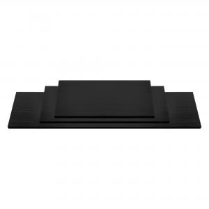 Mensola da muro in Legno NERA, scaffale da parete in MDF, montaggio a scomparsa per soggiorno, cucina, bagno, camera da letto - 38x19,5x1,6 cm del brand Lupia, categoria: Arredo e decorazioni > Decorazioni da parete > Mensole.