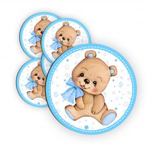 Calamita, MAGNETI in Legno Set da 24 PEZZI D.4,5 cm ORSACCHIOTTO, segnaposto ricordino regalo, bomboniera confettata, pensierino Battesimo o evento del brand Lupia, categoria: Idee regalo e bomboniere > Oggettistica > Magneti.