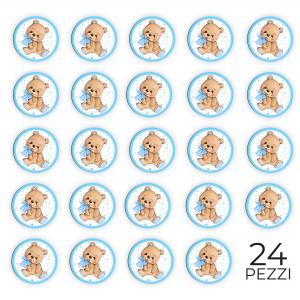 Calamita, MAGNETI in Legno Set da 24 PEZZI D.4,5 cm ORSACCHIOTTO, segnaposto ricordino regalo, bomboniera confettata, pensierino Battesimo o evento del brand Lupia, categoria: Idee regalo e bomboniere > Oggettistica > Magneti.