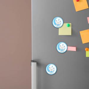 Calamita, MAGNETI in Legno Set da 24 PEZZI D.4,5 cm ORSACCHIOTTO LUNA BABY, segnaposto ricordino regalo, bomboniera confettata, pensierino Battesimo4, del brand Lupia, categoria: Idee regalo e bomboniere > Oggettistica > Magneti.