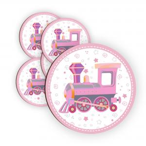 Calamita, MAGNETI in Legno Set da 24 PEZZI D.4,5 cm TRENINO LITTLE GIRL, segnaposto ricordino regalo, bomboniera confettata, pensierino Battesimo o evento del brand Lupia, categoria: Idee regalo e bomboniere > Oggettistica > Magneti.