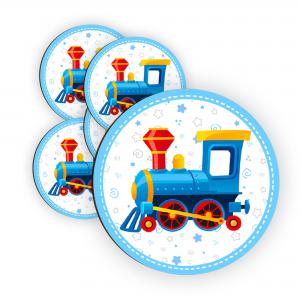 Calamita, MAGNETI in Legno Set da 24 PEZZI D.4,5 cm TRENINO BOY, segnaposto ricordino regalo, bomboniera confettata, pensierino Battesimo o evento del brand Lupia, categoria: Idee regalo e bomboniere > Oggettistica > Magneti.