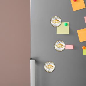 Calamita, MAGNETI in Legno Set da 24 PEZZI D.4,5 cm MATRIMONIO GOLD, segnaposto ricordino regalo, bomboniera confettata, pensierino anniversario del brand Lupia, categoria: Idee regalo e bomboniere > Bomboniere > Bomboniere Segnaposto.