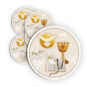 Calamita, MAGNETI in Legno Set da 24 PEZZI D.4,5 cm COMUNIONE, segnaposto ricordino regalo, bomboniera confettata, pensierino evento del brand Lupia, categoria: Idee regalo e bomboniere > Oggettistica > Magneti.