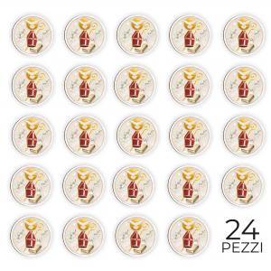 Calamita, MAGNETI in Legno Set da 24 PEZZI D.4,5 cm CRESIMA, segnaposto ricordino regalo, bomboniera confettata, pensierino evento del brand Lupia, categoria: Idee regalo e bomboniere > Bomboniere > Bomboniere Segnaposto.