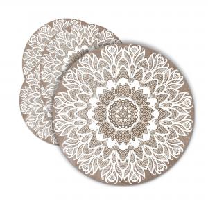 Calamita, MAGNETI in Legno Set da 24 PEZZI D.4,5 cm MANDALA, segnaposto ricordino regalo, bomboniera confettata, pensierino anniversario del brand Lupia, categoria: Idee regalo e bomboniere > Oggettistica > Magneti.