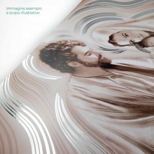 Quadro moderno MONDIE' poster su legno con lamina argento cm 31x66 ANGELS IN FLOWER MIX capezzale, soggiorno, camera da letto del brand Lupia, categoria: Arredo e decorazioni > Quadri e Tele > Quadri su Legno.