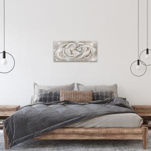 Quadro moderno MONDIE' poster su legno con lamina argento cm 31x66 SACRA FAMIGLIA 1 MIX capezzale, soggiorno, camera da letto del brand Lupia, categoria: Arredo e decorazioni > Quadri e Tele > Quadri su Legno.