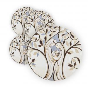 Calamita, MAGNETI in Legno Set da 24 PEZZI D.4,5 cm ALBERO FAMIGLIA con decorazione stampata del brand Lupia, categoria: Idee regalo e bomboniere > Bomboniere > Bomboniere Segnaposto.