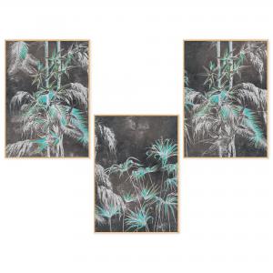 Set con 3 POSTER Quadri moderni EXSOTIC PLANTS MIX A3 29,7x42 ART PRINTS METAL finitura metallizzata soggiorno camera da letto, astratti SENZA CORNICE del brand Lupia, categoria: Arredo e decorazioni > Poster > Poster Art Prints Metal.