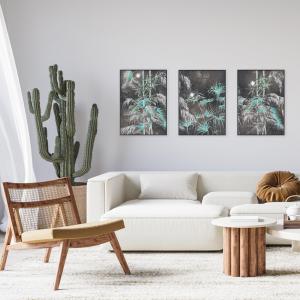 Set con 3 POSTER Quadri moderni EXSOTIC PLANTS MIX A3 29,7x42 ART PRINTS METAL finitura metallizzata soggiorno camera da letto, astratti SENZA CORNICE del brand Lupia, categoria: Arredo e decorazioni > Poster > Poster Art Prints Metal.
