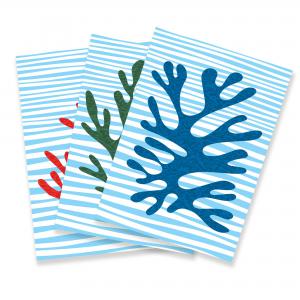 Set con 3 POSTER Quadri moderni CORAL A3 29,7x42 ART PRINTS METAL finitura metallizzata soggiorno camera da letto, astratti SENZA CORNICE del brand Lupia, categoria: Arredo e decorazioni > Poster > Poster Art Prints Metal.