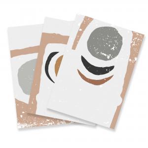 Set con 3 POSTER Quadri moderni SMILE A3 29,7x42 ART PRINTS METAL finitura metallizzata soggiorno camera da letto, astratti SENZA CORNICE del brand Lupia, categoria: Arredo e decorazioni > Poster > Poster Art Prints Metal.