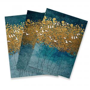 Set con 3 POSTER Quadri moderni FLYING TREES A3 29,7x42 ART PRINTS METAL finitura metallizzata soggiorno camera da letto, astratti SENZA CORNICE del brand Lupia, categoria: Arredo e decorazioni > Poster > Poster Art Prints Metal.