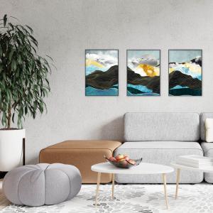 Set con 3 POSTER Quadri moderni SEAGULL IN FLIGHT A3 29,7x42 ART PRINTS METAL finitura metallizzata soggiorno camera da letto, astratti SENZA CORNICE del brand Lupia, categoria: Arredo e decorazioni > Poster > Poster Art Prints Metal.