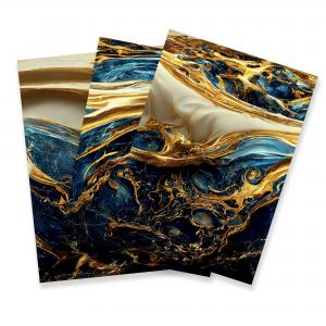 Set con 3 POSTER Quadri moderni FLUID 1 A3 29,7x42 ART PRINTS METAL finitura metallizzata soggiorno camera da letto, astratti SENZA CORNICE del brand Lupia, categoria: Arredo e decorazioni > Poster > Poster Art Prints Metal.
