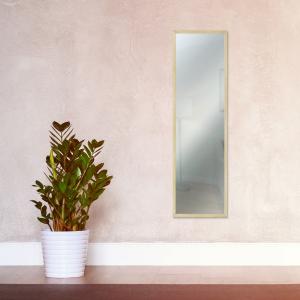 Lupia Specchio da parete moderno 34x114 cm con cornice OPTICAL Legno Naturale sottile in legno, design lungo del brand Lupia, categoria: Complementi d'arredo > Specchi e specchiere > Specchi da parete.