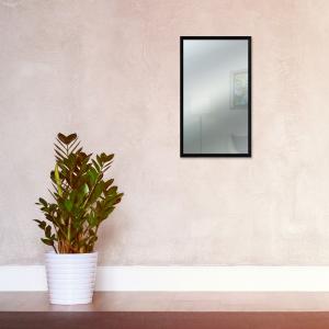 Lupia Specchio da parete moderno 38x63 cm con cornice OPTICAL Nera design sottile in legno del brand Lupia, categoria: Complementi d'arredo > Specchi e specchiere > Specchi da parete.