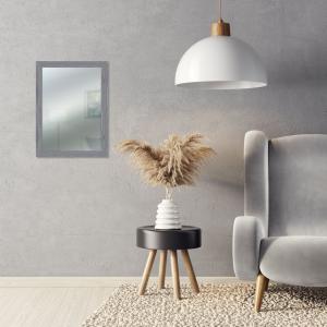 Lupia Specchio da parete moderno 43x69 cm con cornice multicolore BOSTON in legno, design shabby - Beige del brand Lupia, categoria: Complementi d'arredo > Specchi e specchiere > Specchi da parete.