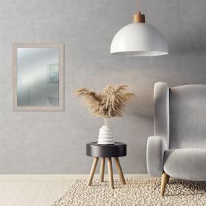 Lupia Specchio da parete moderno 59x79 cm con cornice multicolore BOSTON in legno, design shabby - Beige del brand Lupia, categoria: Complementi d'arredo > Specchi e specchiere > Specchi da parete.