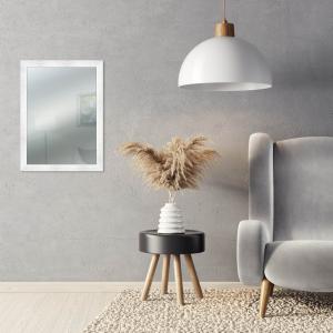 Lupia Specchio da parete moderno 59x79 cm con cornice multicolore BOSTON in legno, design shabby - Beige del brand Lupia, categoria: Complementi d'arredo > Specchi e specchiere > Specchi da parete.
