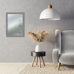 Lupia Specchio da parete moderno 59x79 cm con cornice multicolore BOSTON in legno, design shabby - Beige del brand Lupia, categoria: Complementi d'arredo > Specchi e specchiere > Specchi da parete.