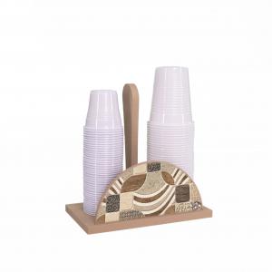 Set 3 pezzi NEW Porta Bicchieri, Porta Tovaglioli e Porta Rotolo in legno shabby VINTAGE LEAVES TILES del brand Lupia, categoria: Tavola e cucina > Portabicchieri, Portatovaglioli e Portarotoli > Set Portarotolo, Portatovaglioli e Portabicchieri.