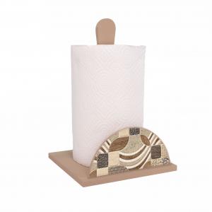 Set 3 pezzi NEW Porta Bicchieri, Porta Tovaglioli e Porta Rotolo in legno shabby VINTAGE LEAVES TILES del brand Lupia, categoria: Tavola e cucina > Portabicchieri, Portatovaglioli e Portarotoli > Set Portarotolo, Portatovaglioli e Portabicchieri.