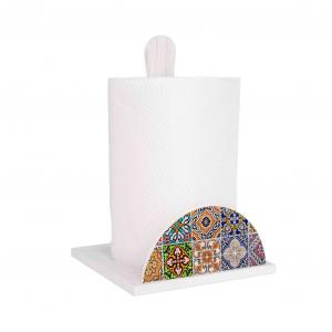 Set 3 pezzi NEW Porta Bicchieri, Porta Tovaglioli e Porta Rotolo in legno WHITE TILES del brand Lupia, categoria: Tavola e cucina > Portabicchieri, Portatovaglioli e Portarotoli > Set Portarotolo, Portatovaglioli e Portabicchieri.