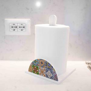 Set 3 pezzi NEW Porta Bicchieri, Porta Tovaglioli e Porta Rotolo in legno WHITE TILES del brand Lupia, categoria: Tavola e cucina > Portabicchieri, Portatovaglioli e Portarotoli > Set Portarotolo, Portatovaglioli e Portabicchieri.