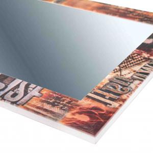 Specchio da parete lungo Moderno VINTAGE 44x127 cm con cornice stampata - Vintage   Brown del brand Lupia, categoria: Complementi d'arredo > Specchi e specchiere > Specchi da parete.