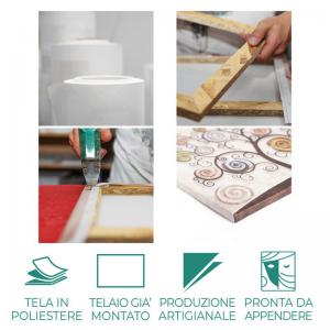 Quadro Moderno 3 pezzi stampa su tela GRANDE QUADRO 122x180 cm BANANA LEAVES, foglie banano per soggiorno, capezzale camera da letto, ufficio del brand Lupia, categoria: Arredo e decorazioni > Quadri e Tele > Grandi Quadri.