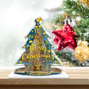 Decorazione natalizia ALBERO di Natale COLOR da tavolo 19x11xH21 cm in legno con stampa del brand Lupia, categoria: Collezioni > CHRISTMAS stile Natale > CHRISTMAS stile Natale.